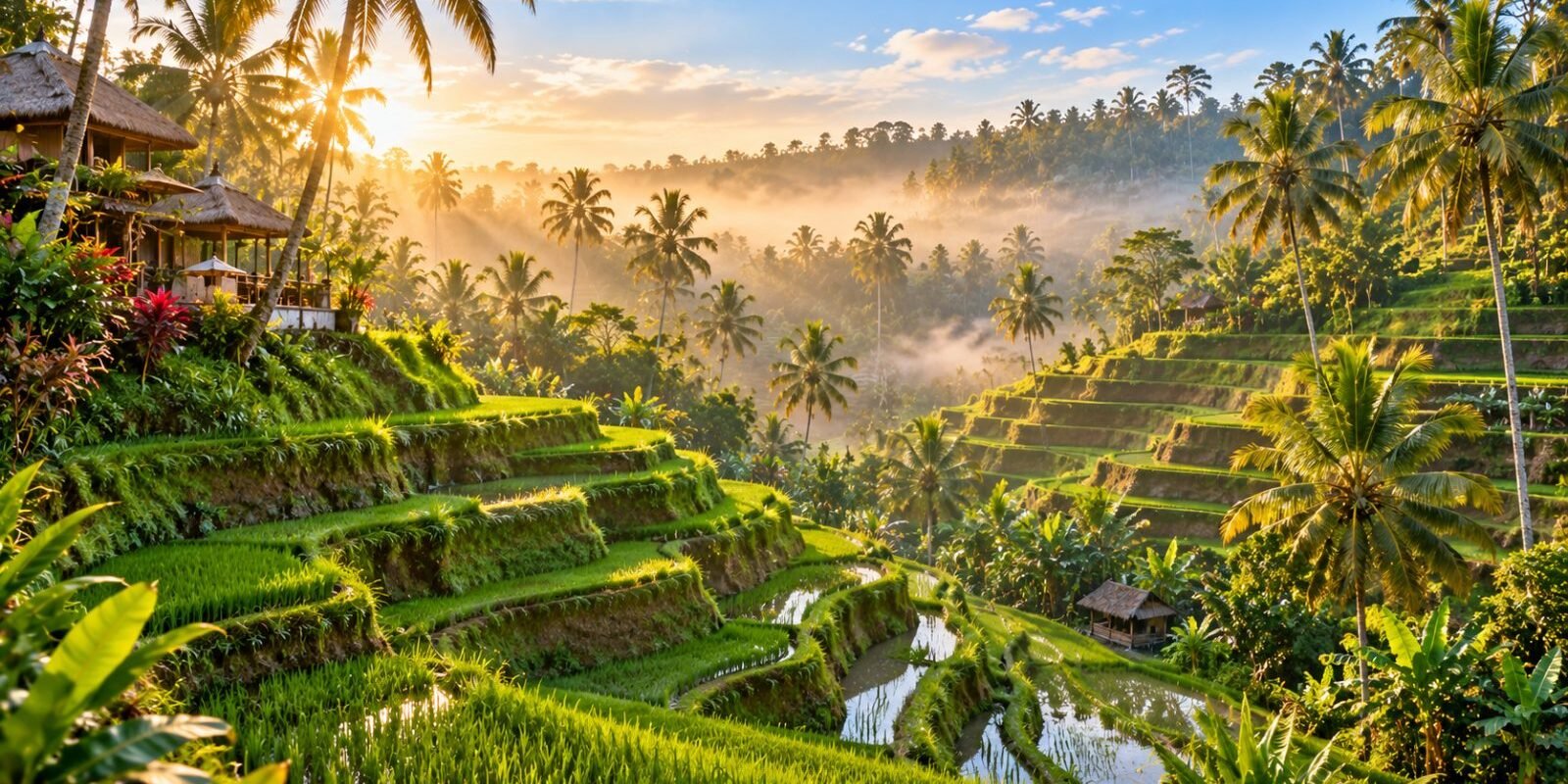 Tegallalang rice terraces in Ubud, Bali