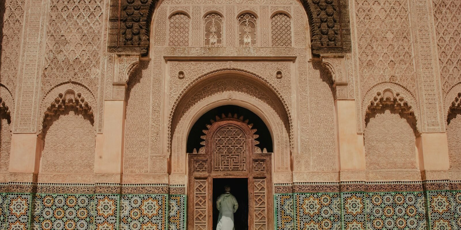 Carved Moroccan doorway