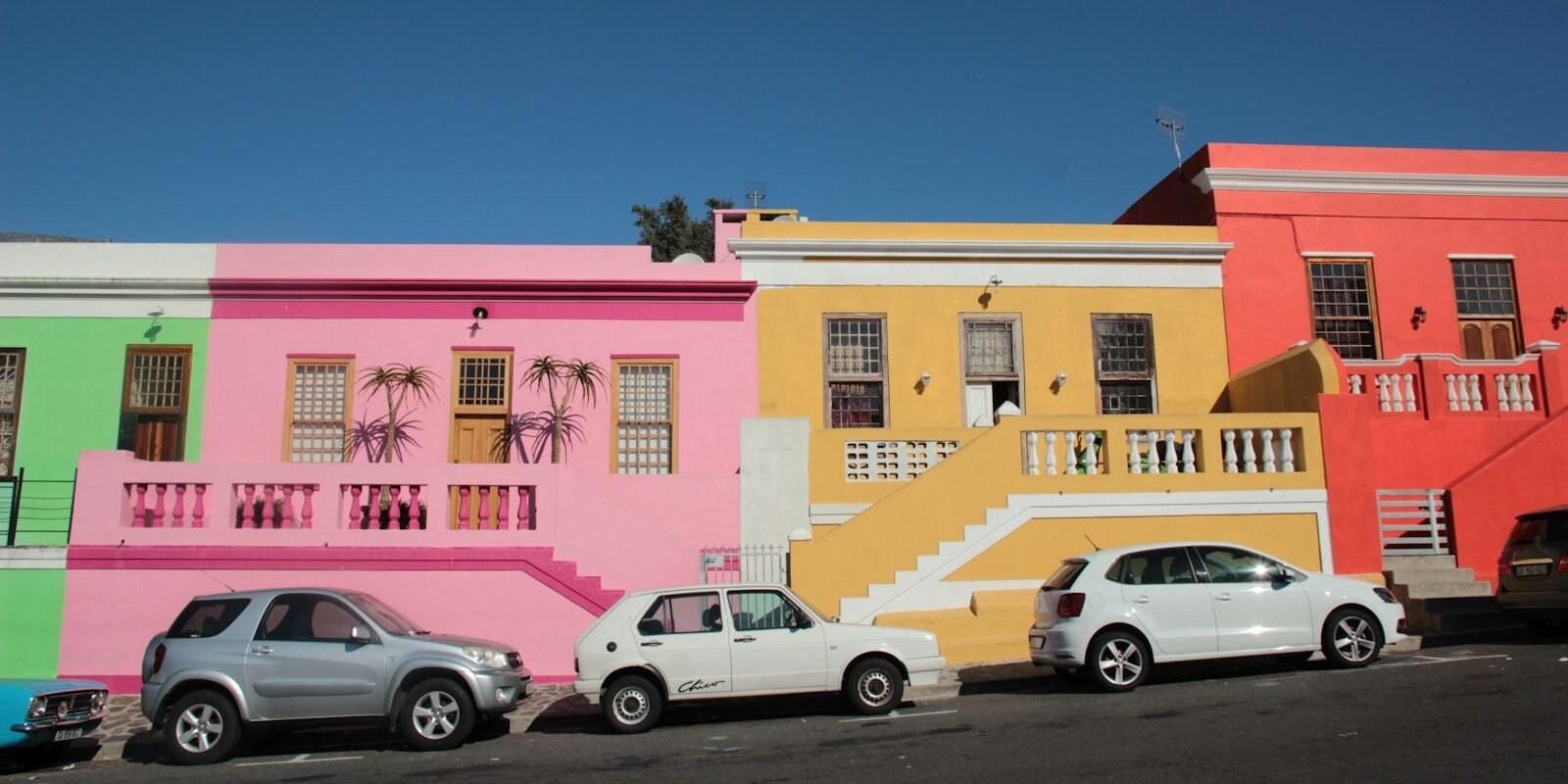 Colourful houses in Bo-Kaap, Cape Town