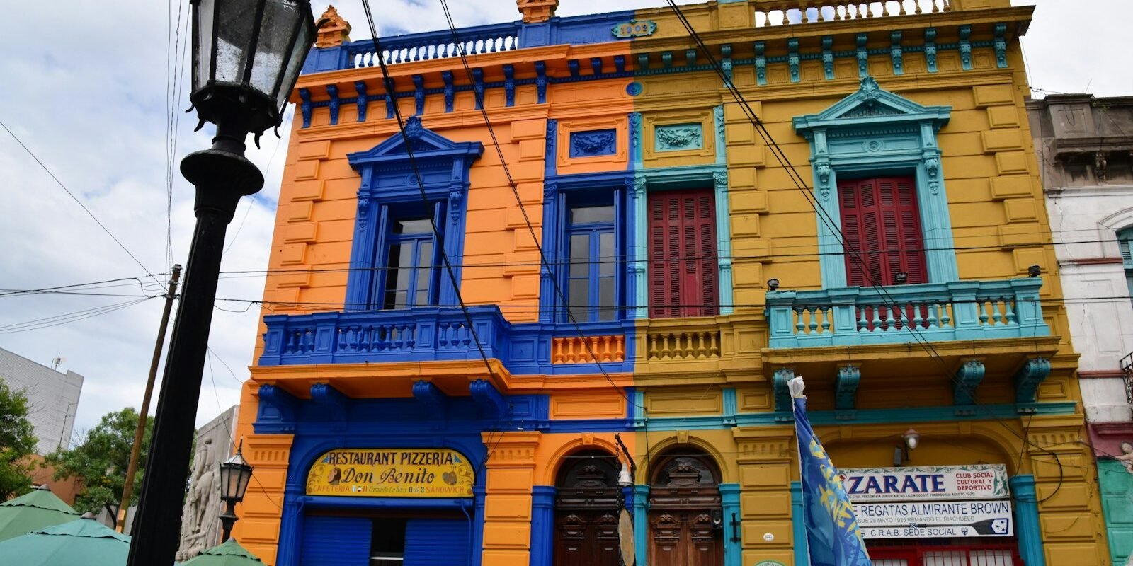 Colourful houses on Caminito in La Boca