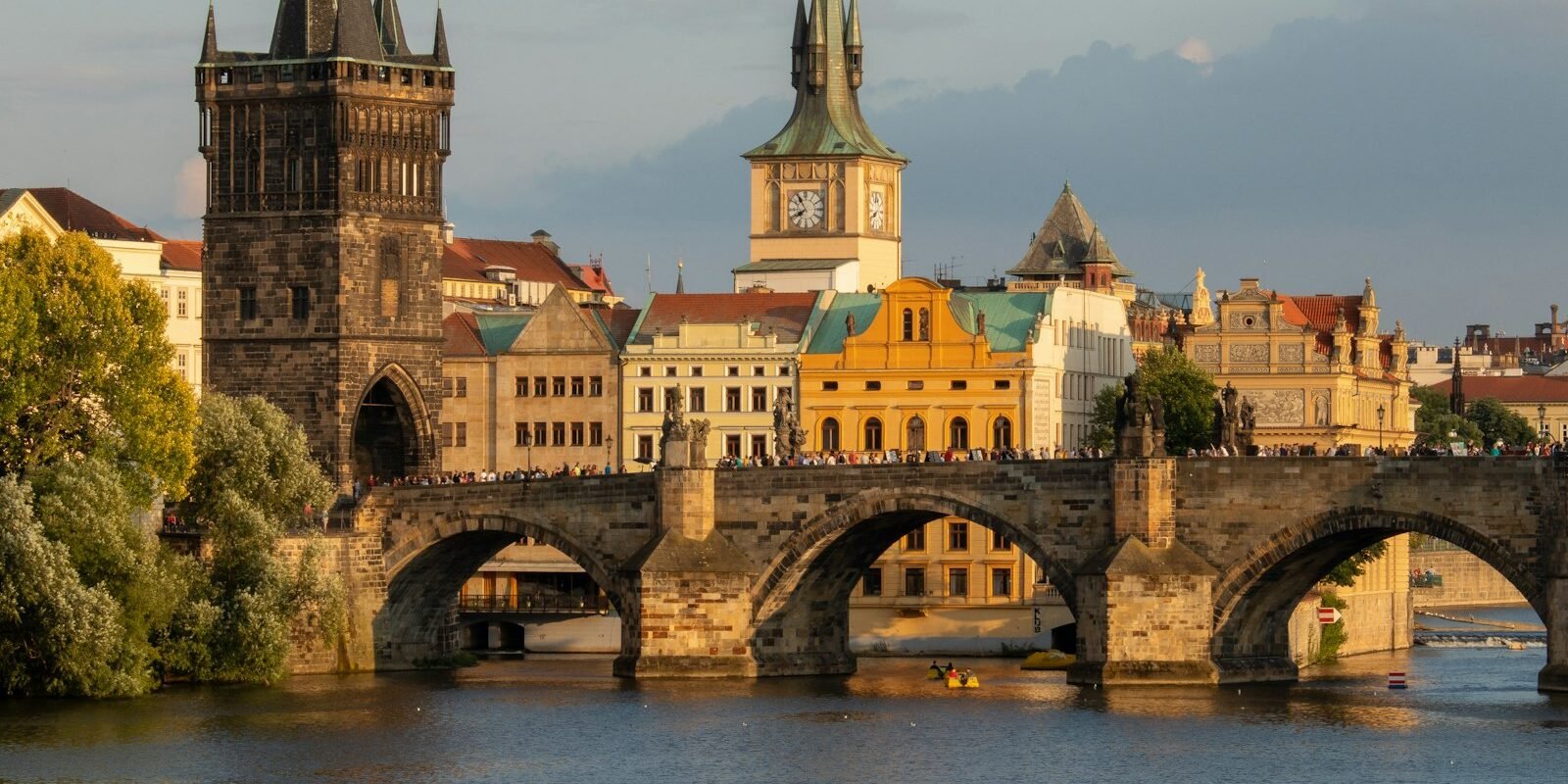 Charles Bridge and the Old Town Bridge Tower in Prague