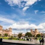 Plaza de Armas and cathedral in Cusco, Peru