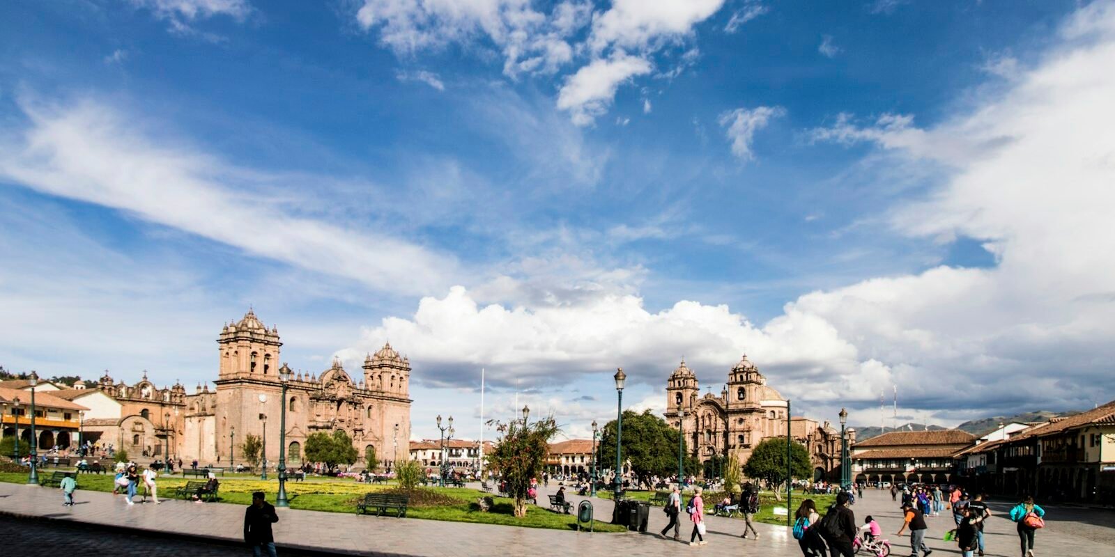 Plaza de Armas and cathedral in Cusco, Peru
