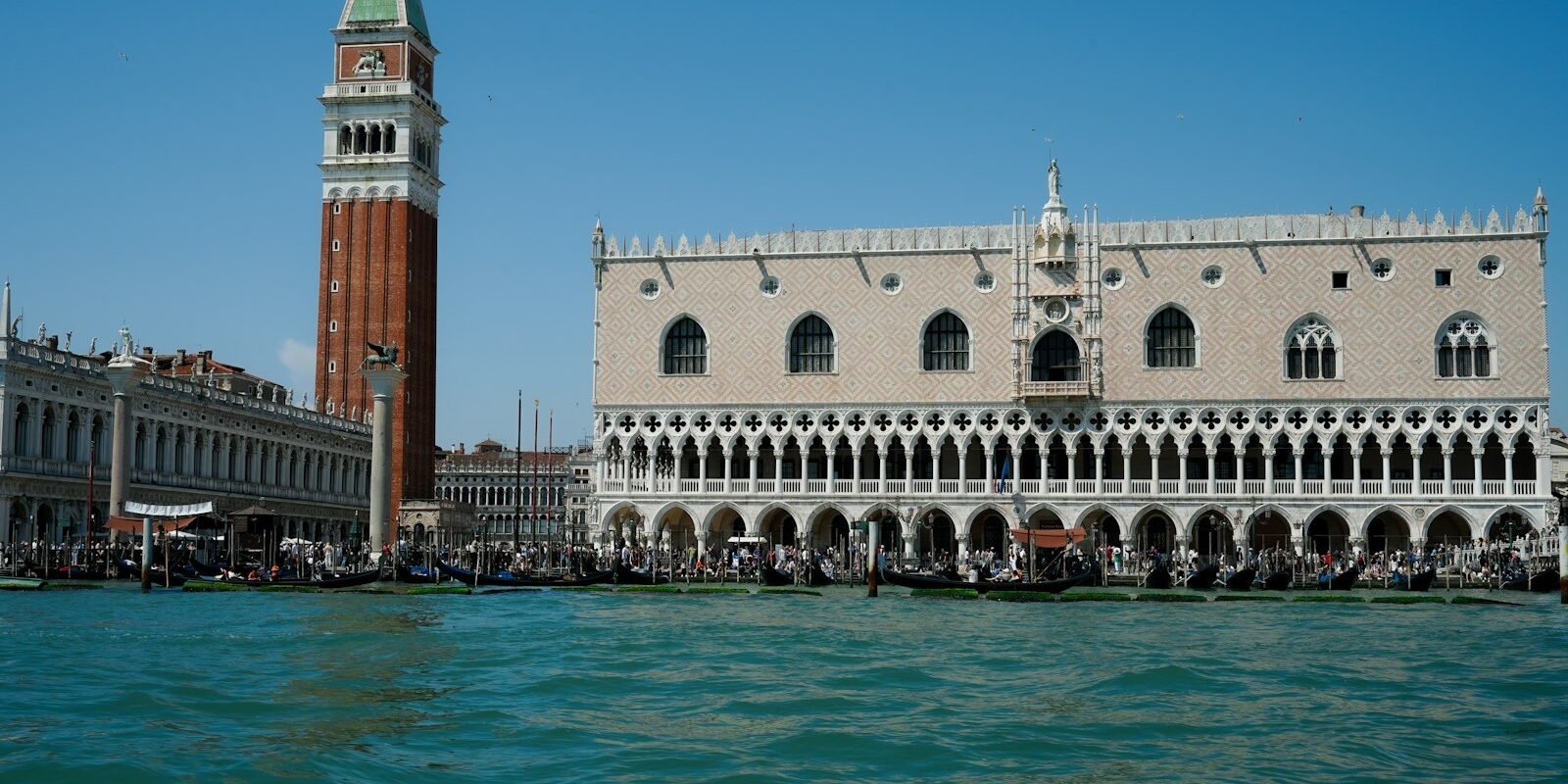The Doge's Palace and the Campanile from the water