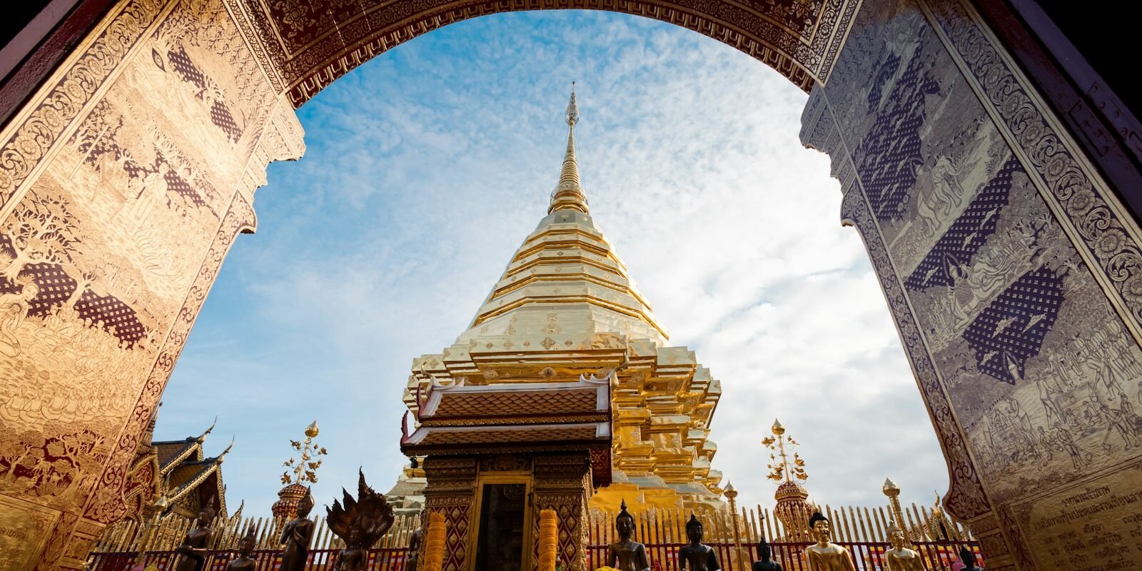 Golden chedi of Wat Phra That Doi Suthep