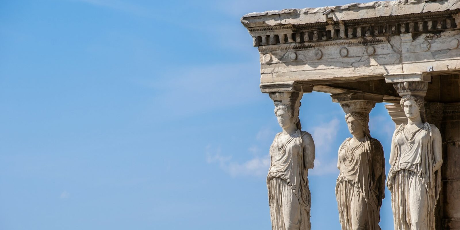 Caryatids of the Erechtheion on the Acropolis, Athens