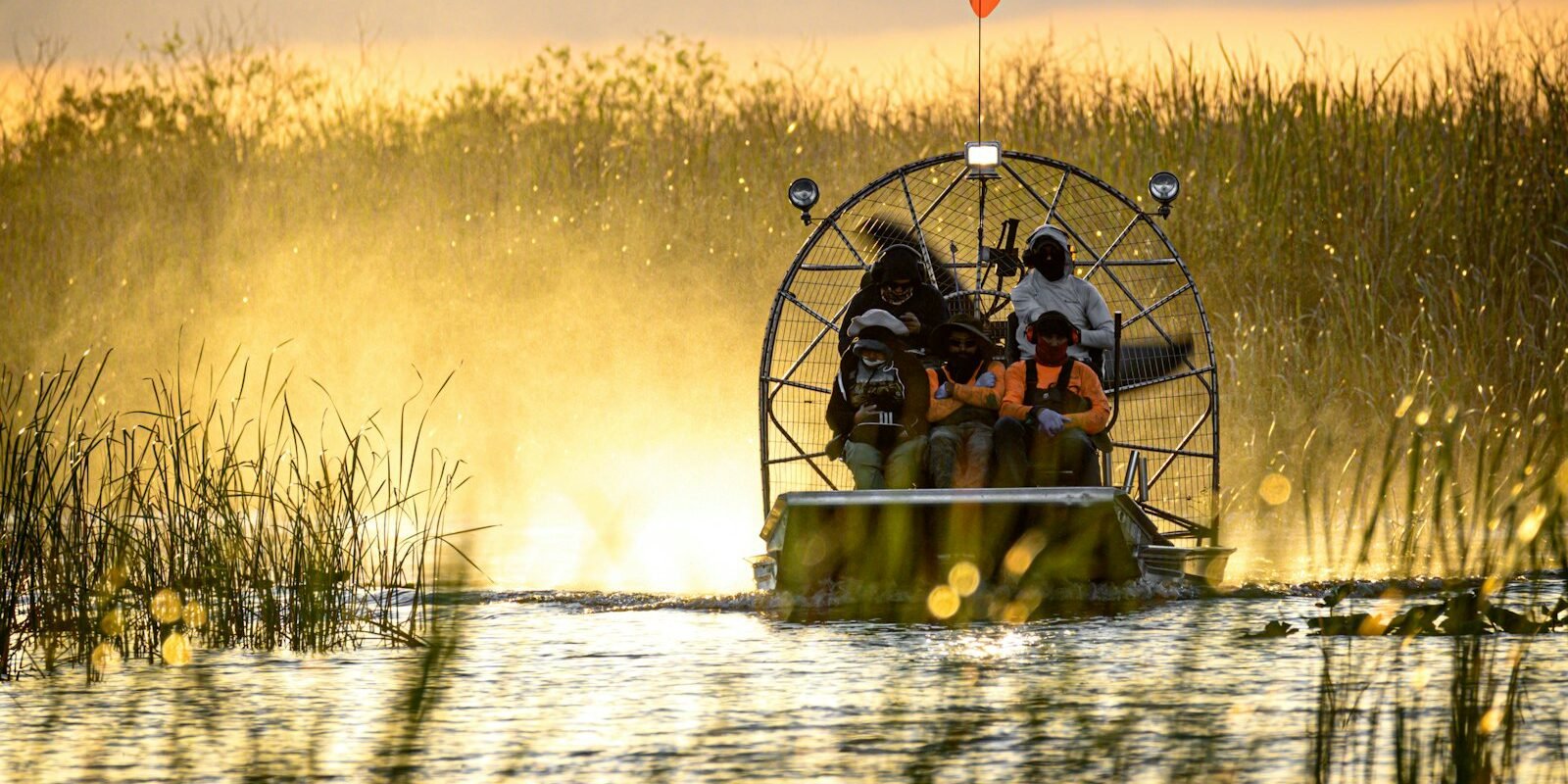 Airboat in the Florida Everglades