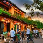 Lanterns and old houses in Hoi An Ancient Town