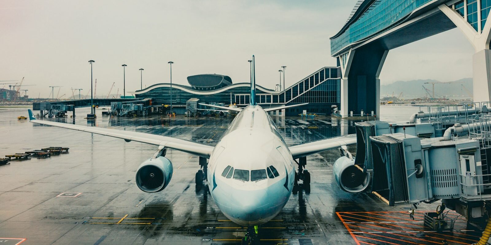 Aircraft at Hong Kong International Airport