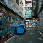 Street art in a Melbourne laneway