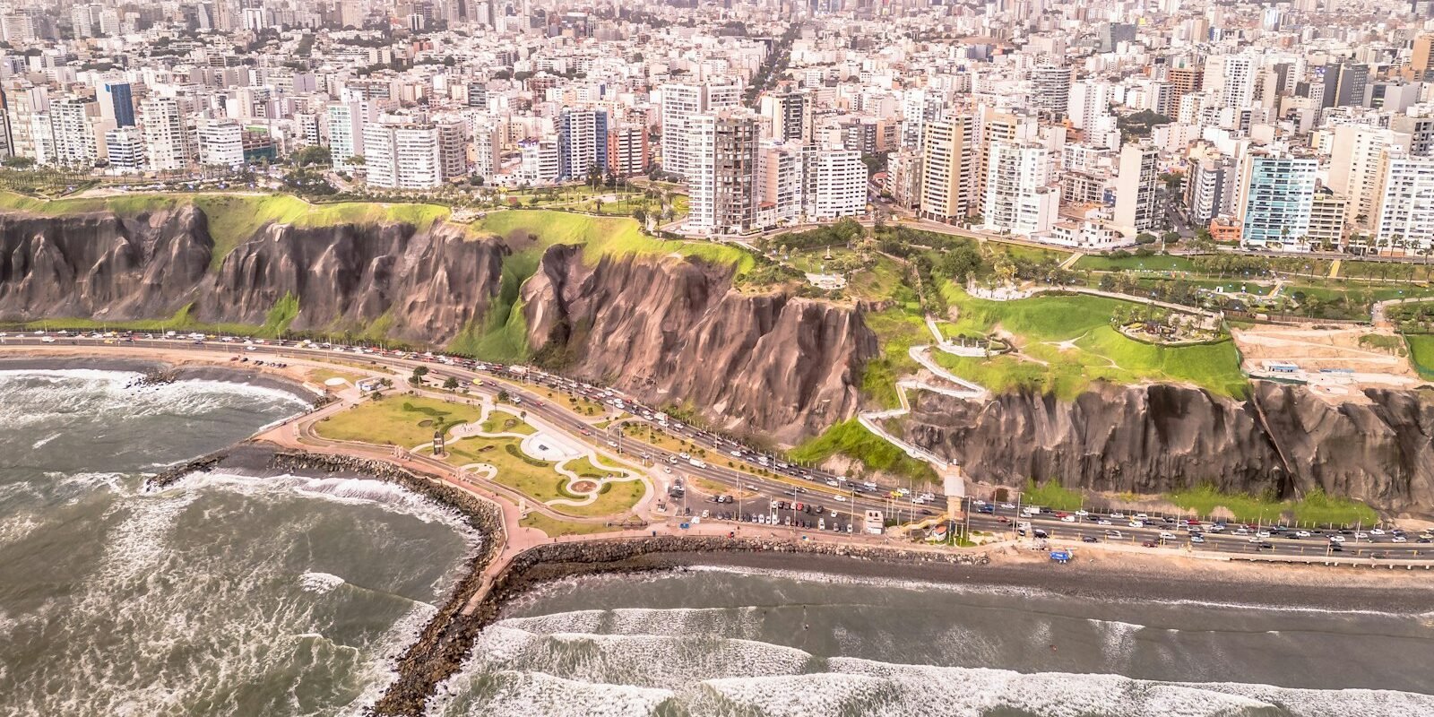 Aerial view of Lima