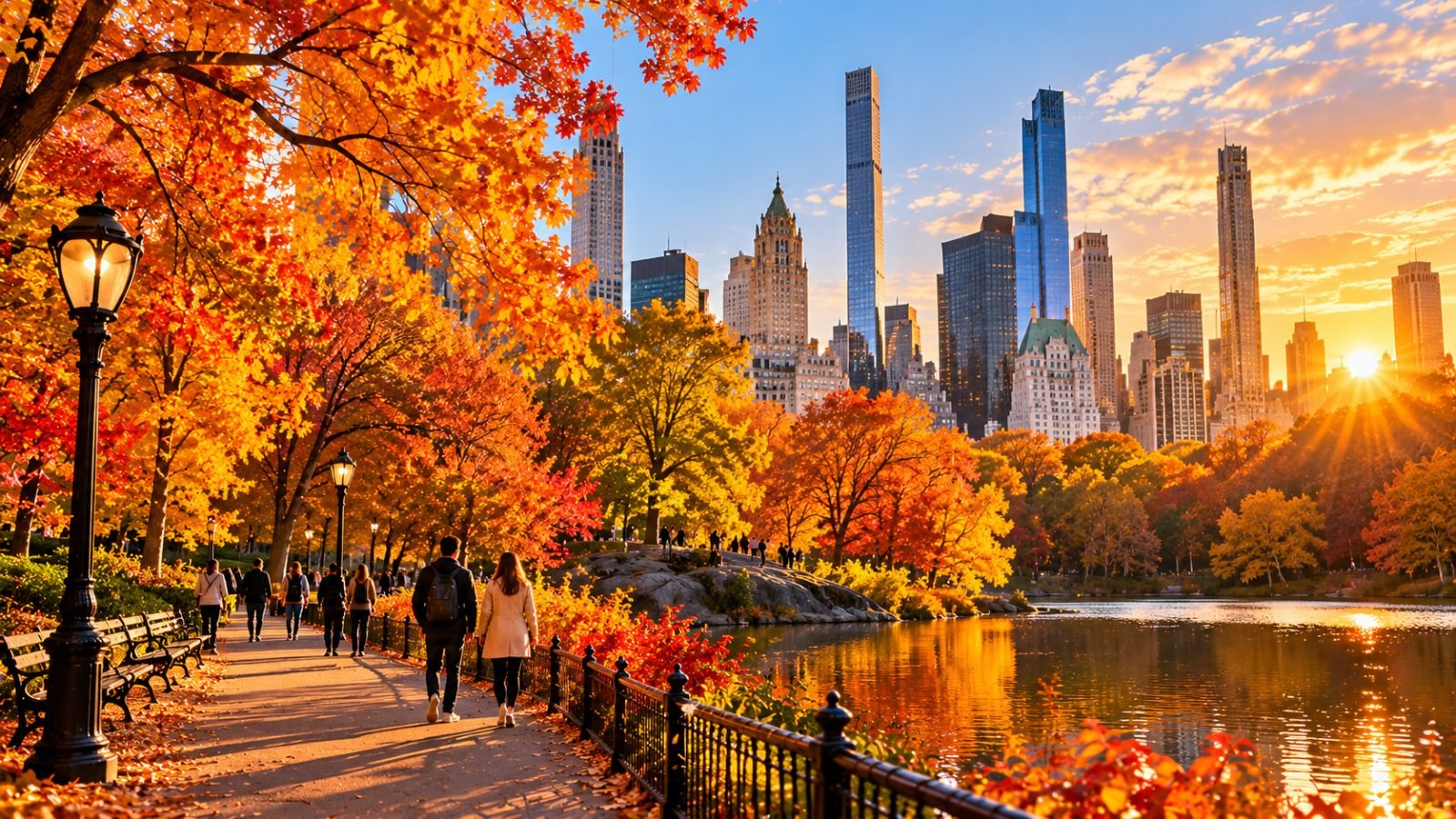Central Park in New York in autumn