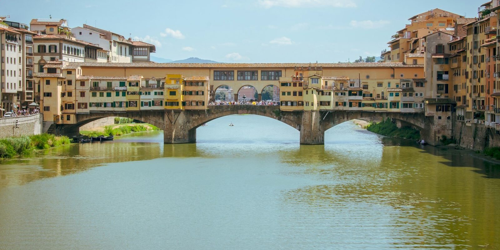 The Ponte Vecchio over the Arno, Florence
