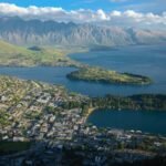 View over Queenstown and Lake Wakatipu