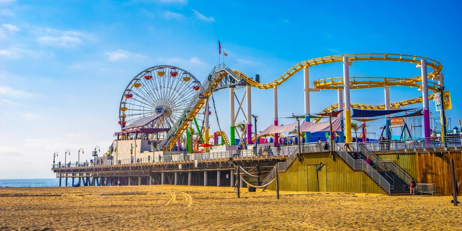 Santa Monica Pier and Ferris wheel