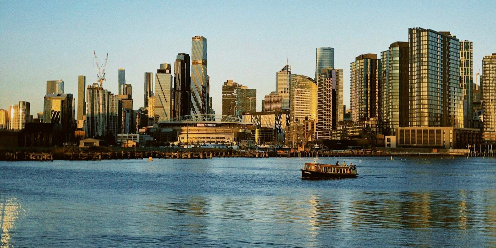 Southbank and the Yarra River in Melbourne