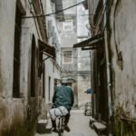 Narrow alley in Stone Town, Zanzibar