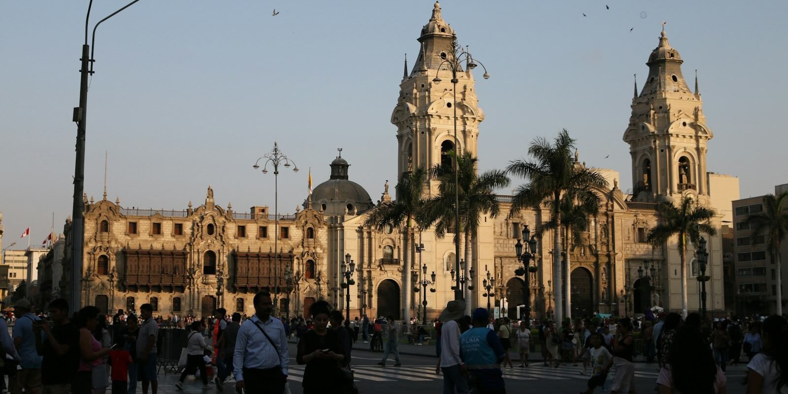 Lima Cathedral on the Plaza Mayor