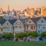 Painted Ladies Victorian houses at Alamo Square
