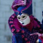 Carnival mask and costume in Venice