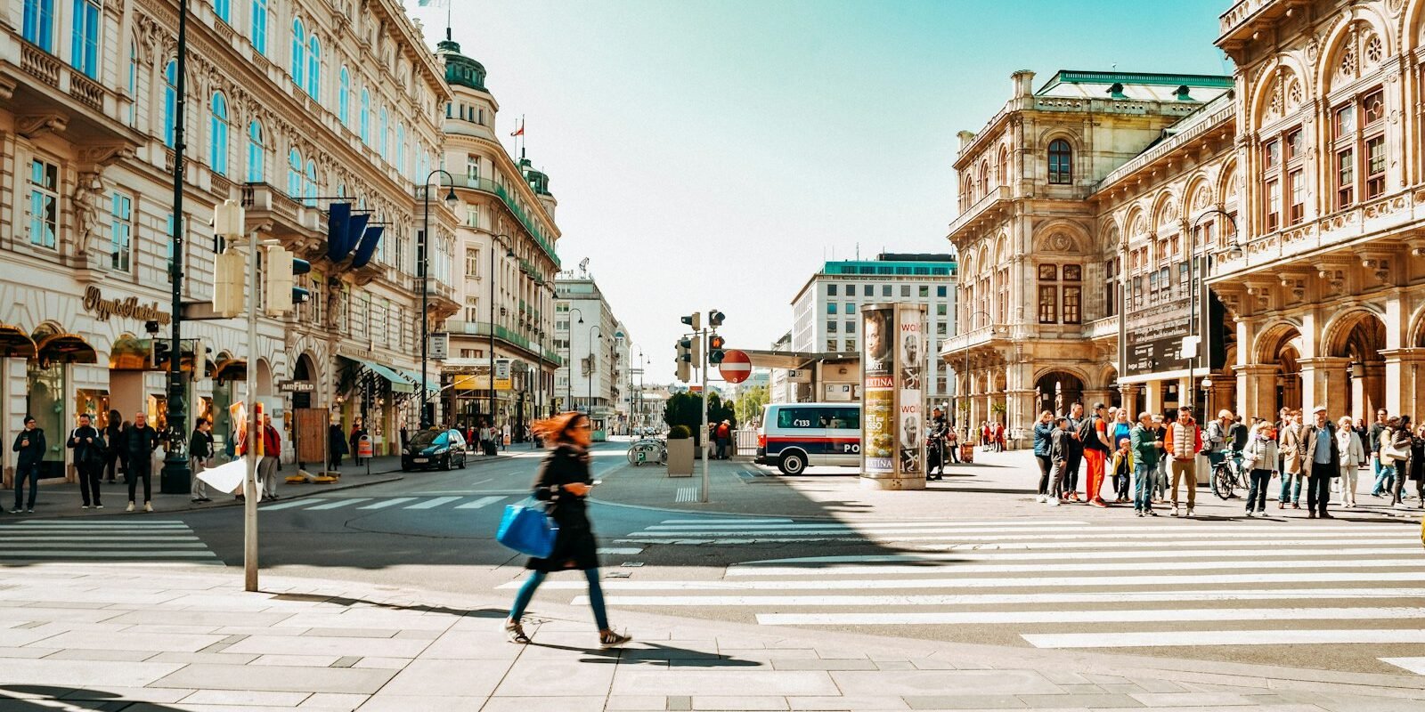 Street in central Vienna